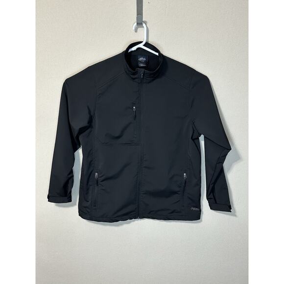 Men's Black Full Zip Charles River Apparel Pockets Jacket Size XL Black - Picture 2 of 14
